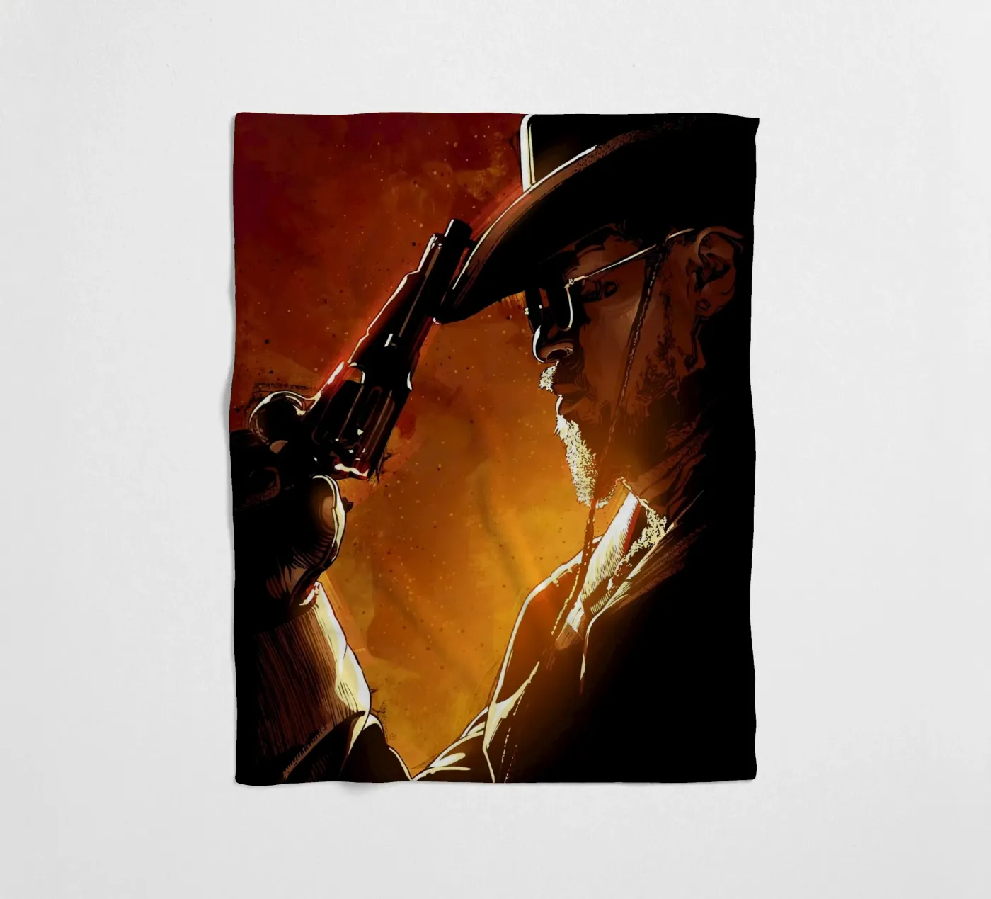 Django Unchained fleece blanket by nabakumov