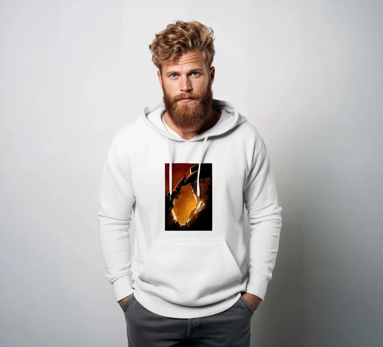 Django Unchained felpa con cappuccio da nabakumov