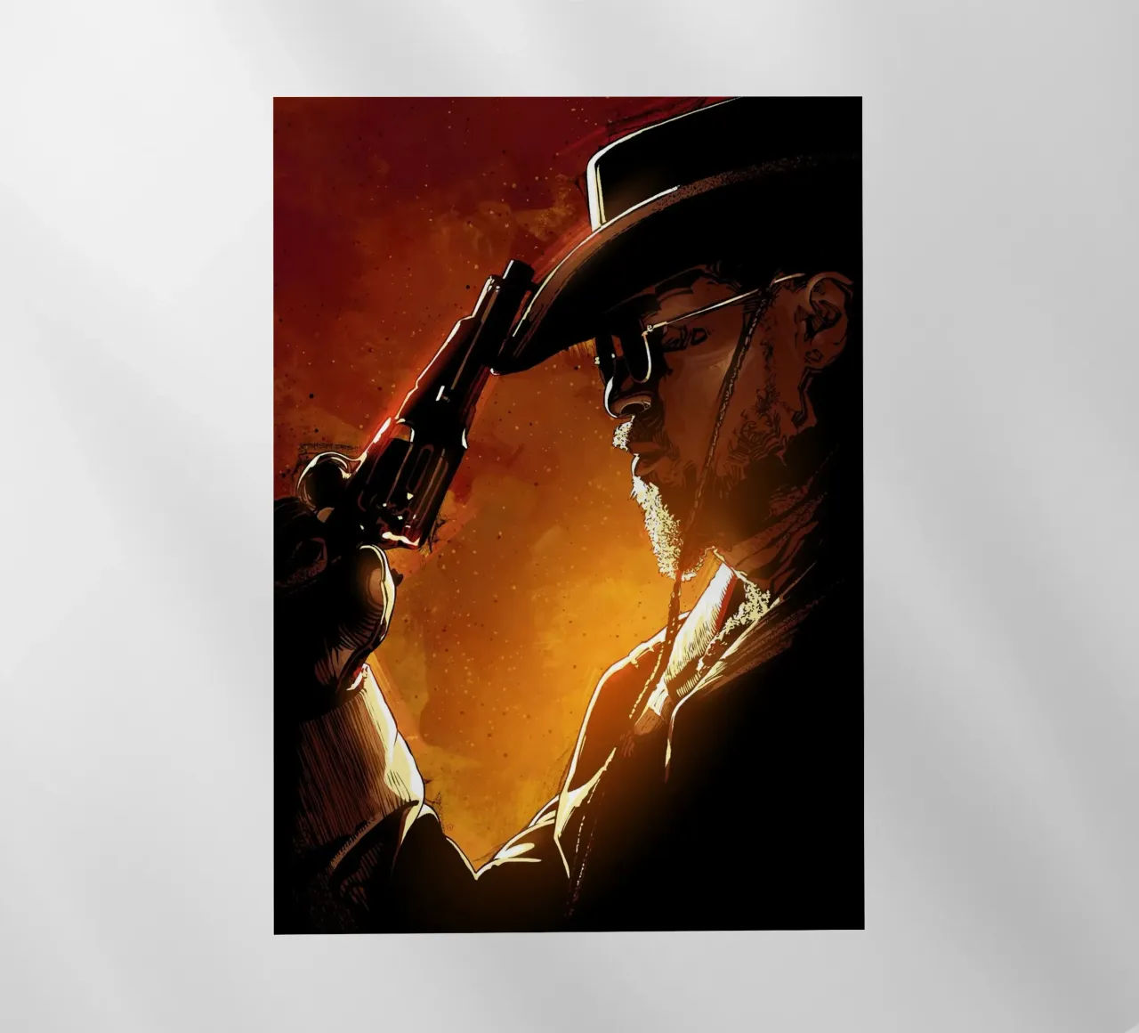 Django Unchained pellicola backlit da nabakumov