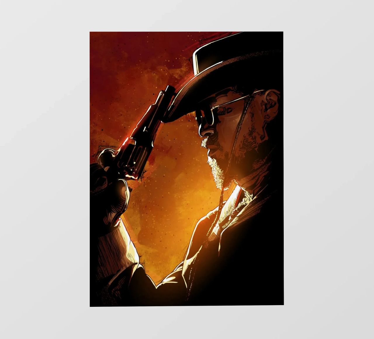 Django Unchained pellicola backlit da nabakumov