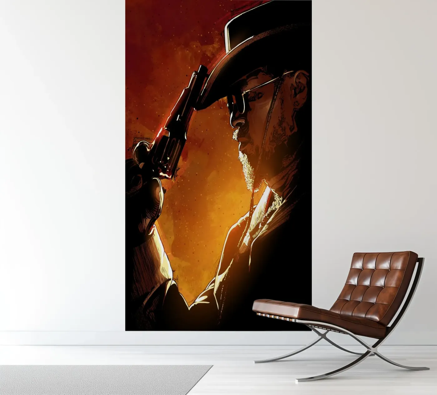 Django Unchained fotobehang van Nabakumovart I