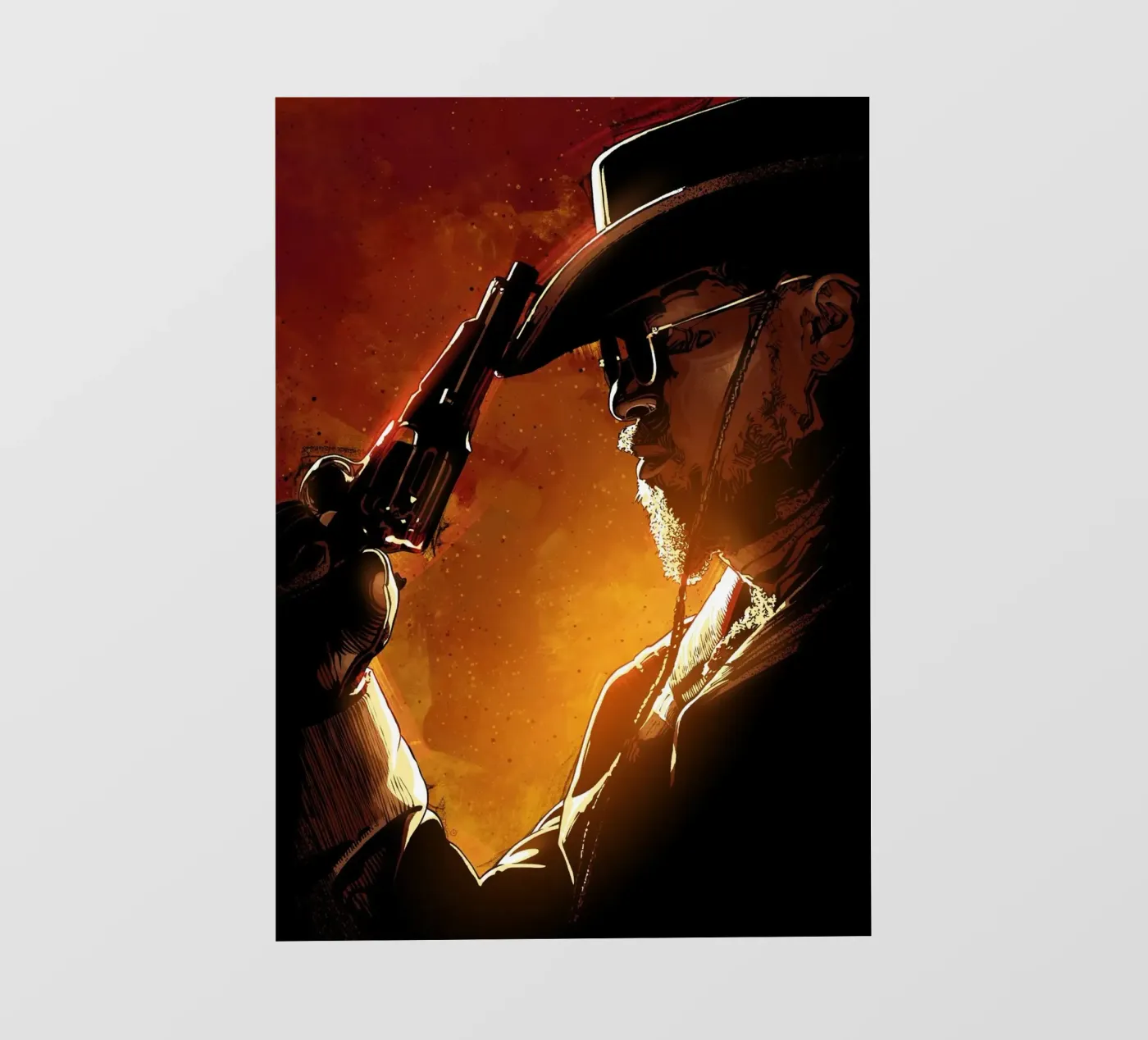Django Unchained fotobehang van Nabakumovart I