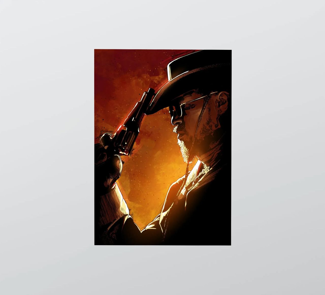 Django Unchained adesivo da nabakumov