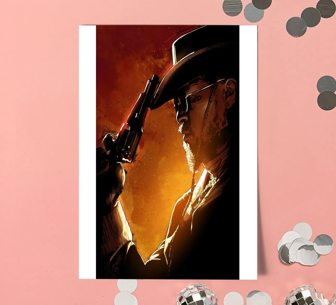 Django Unchained stickervel van nabakumov