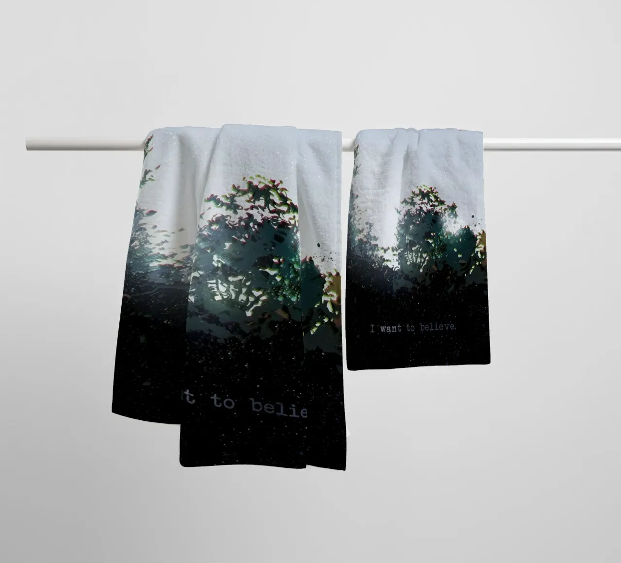I Want To Believe asciugamano da bagno da nabakumov