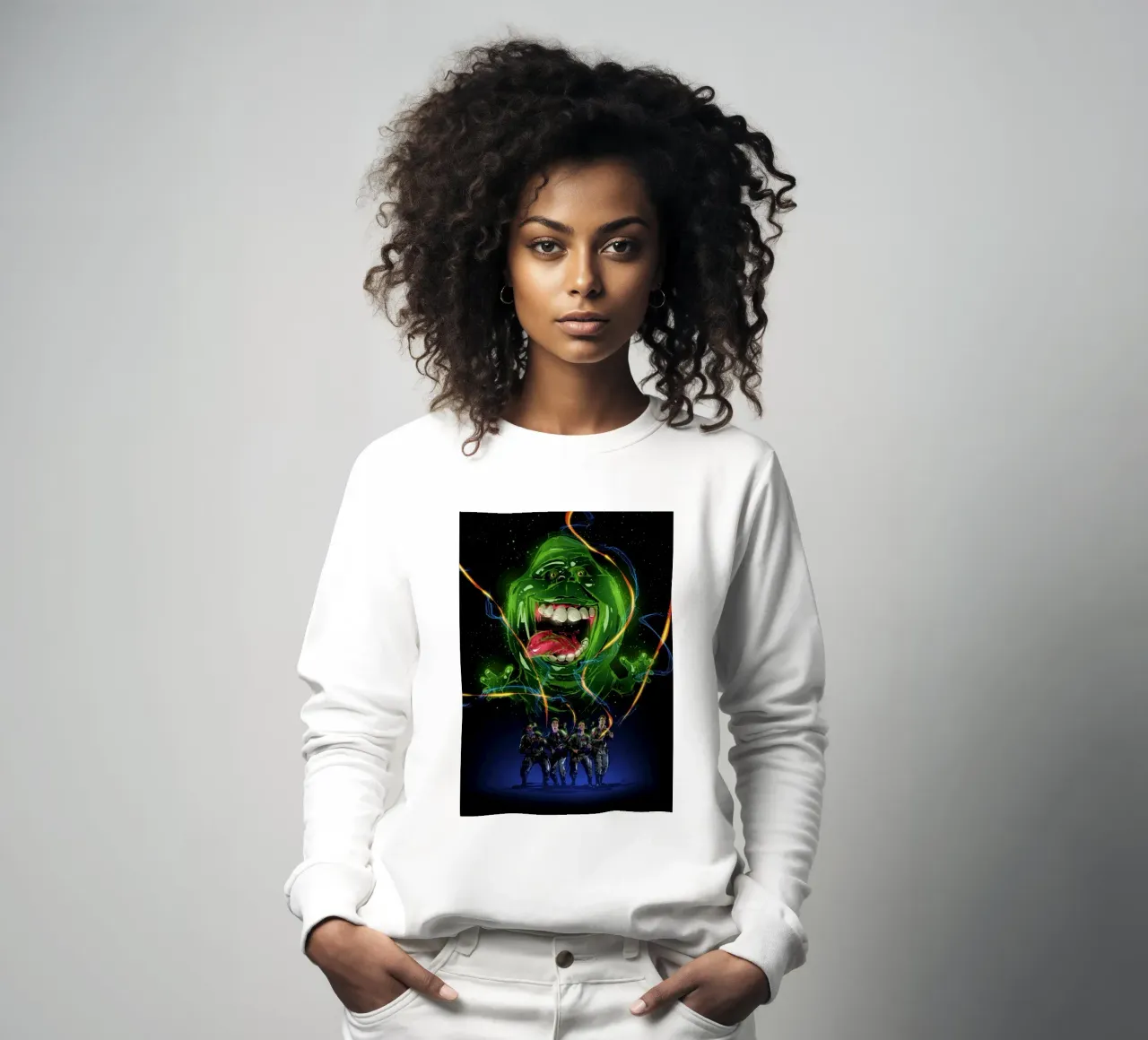 Ghostbusters Slimer felpa da nabakumov