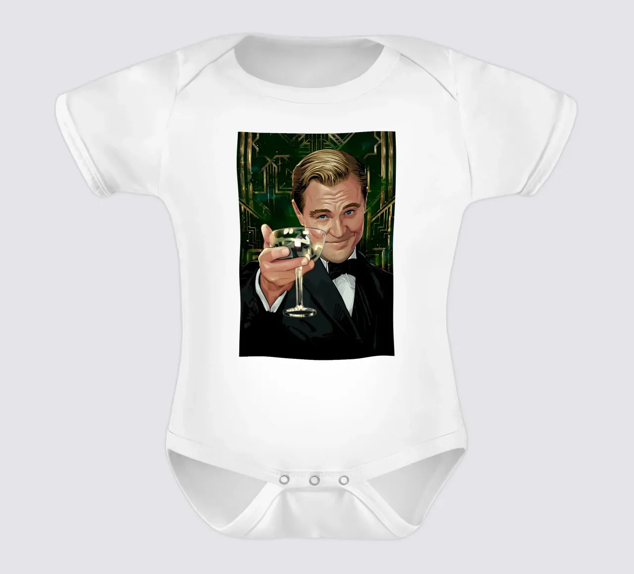 The Great Gatsby body neonato maniche corte da nabakumov