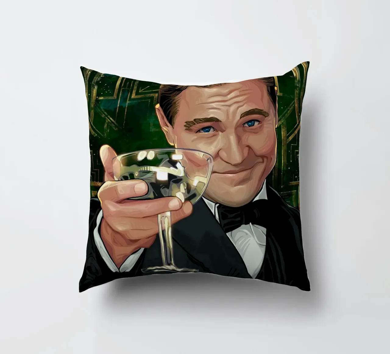 The Great Gatsby cuscino da nabakumov