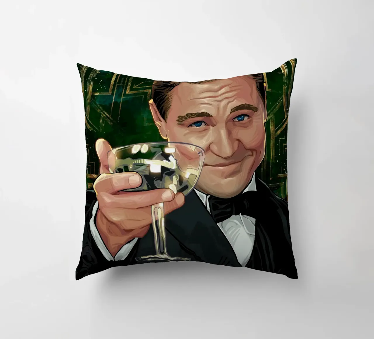 The Great Gatsby cuscino da nabakumov