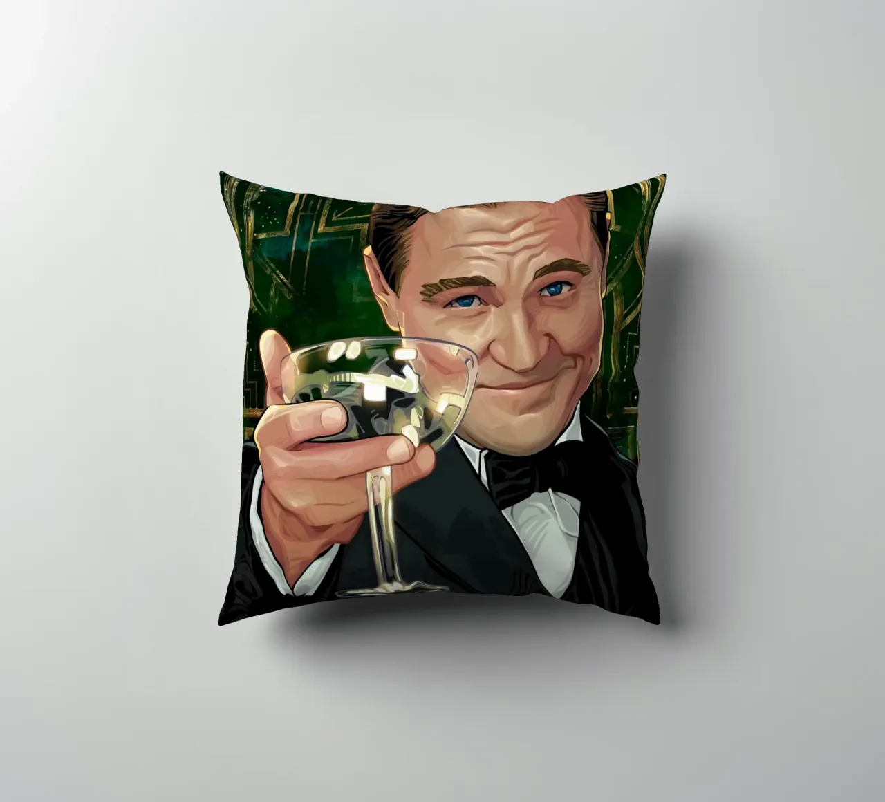 The Great Gatsby cuscino da nabakumov