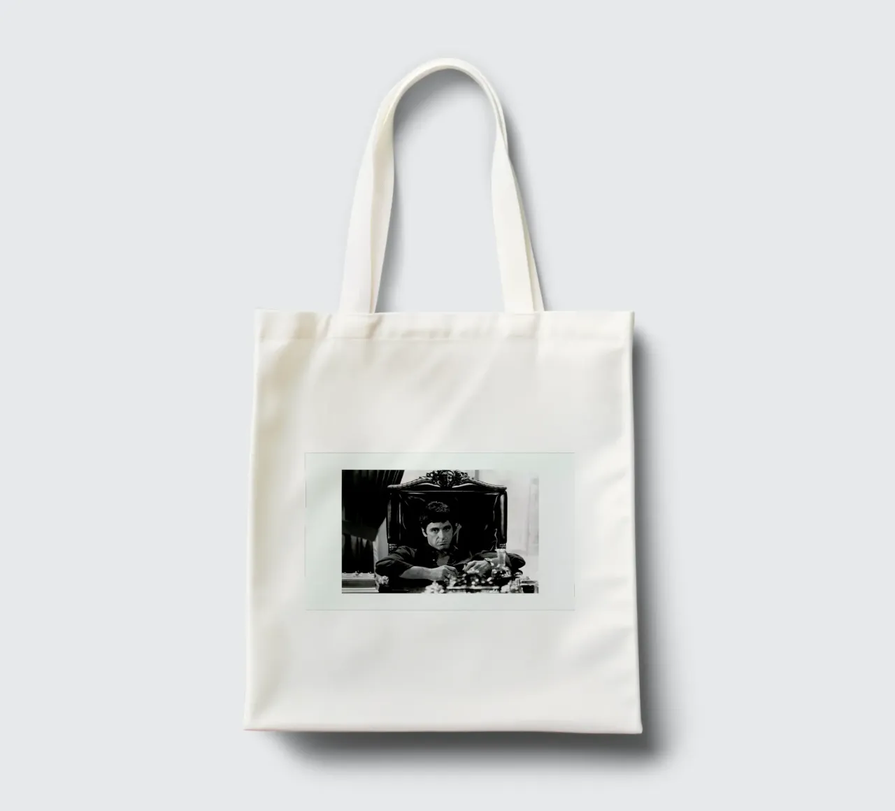 Al Pacino in Scarface tote bag by Gallery Print and Art Limited
