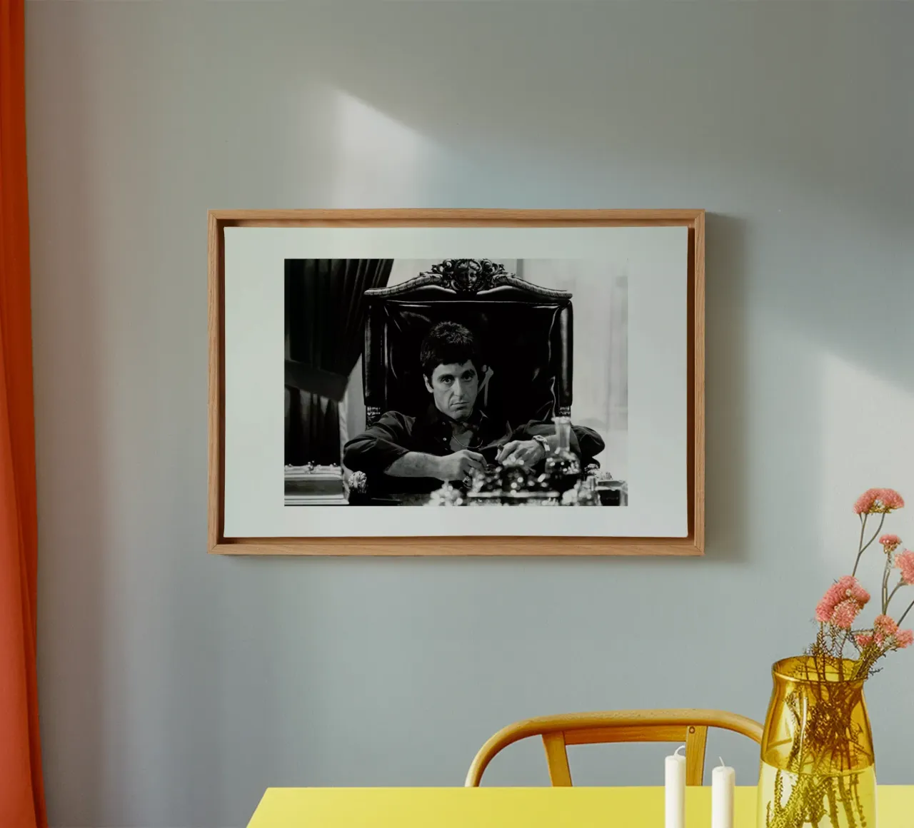 Al Pacino in Scarface canvas by Gallery Print and Art Limited