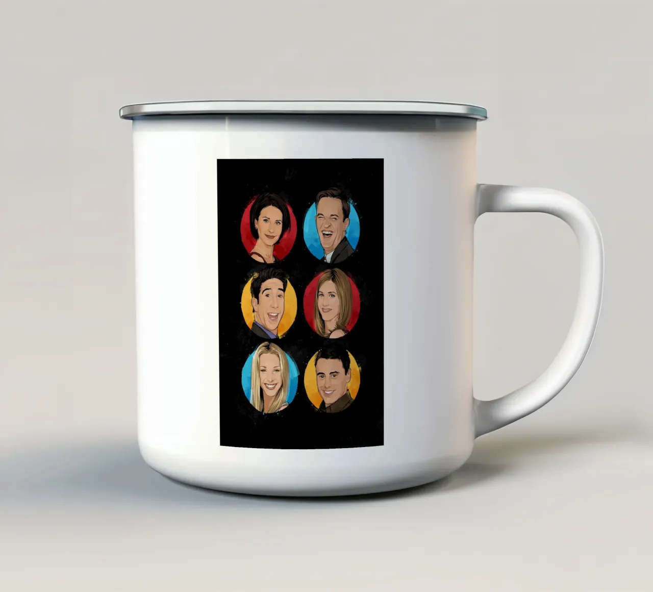 Friends tazza in smalto da nabakumov