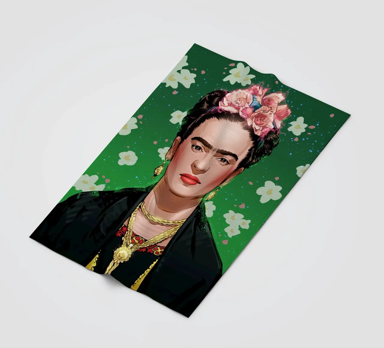 Frida Kahlo Fleecedecke von nabakumov