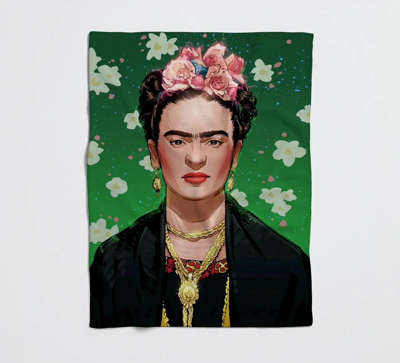 Frida Kahlo Fleecedecke von nabakumov