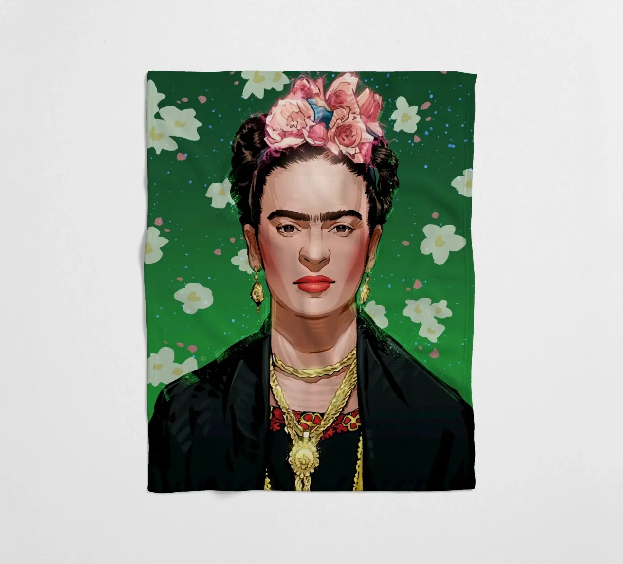 Frida Kahlo Fleecedecke von nabakumov