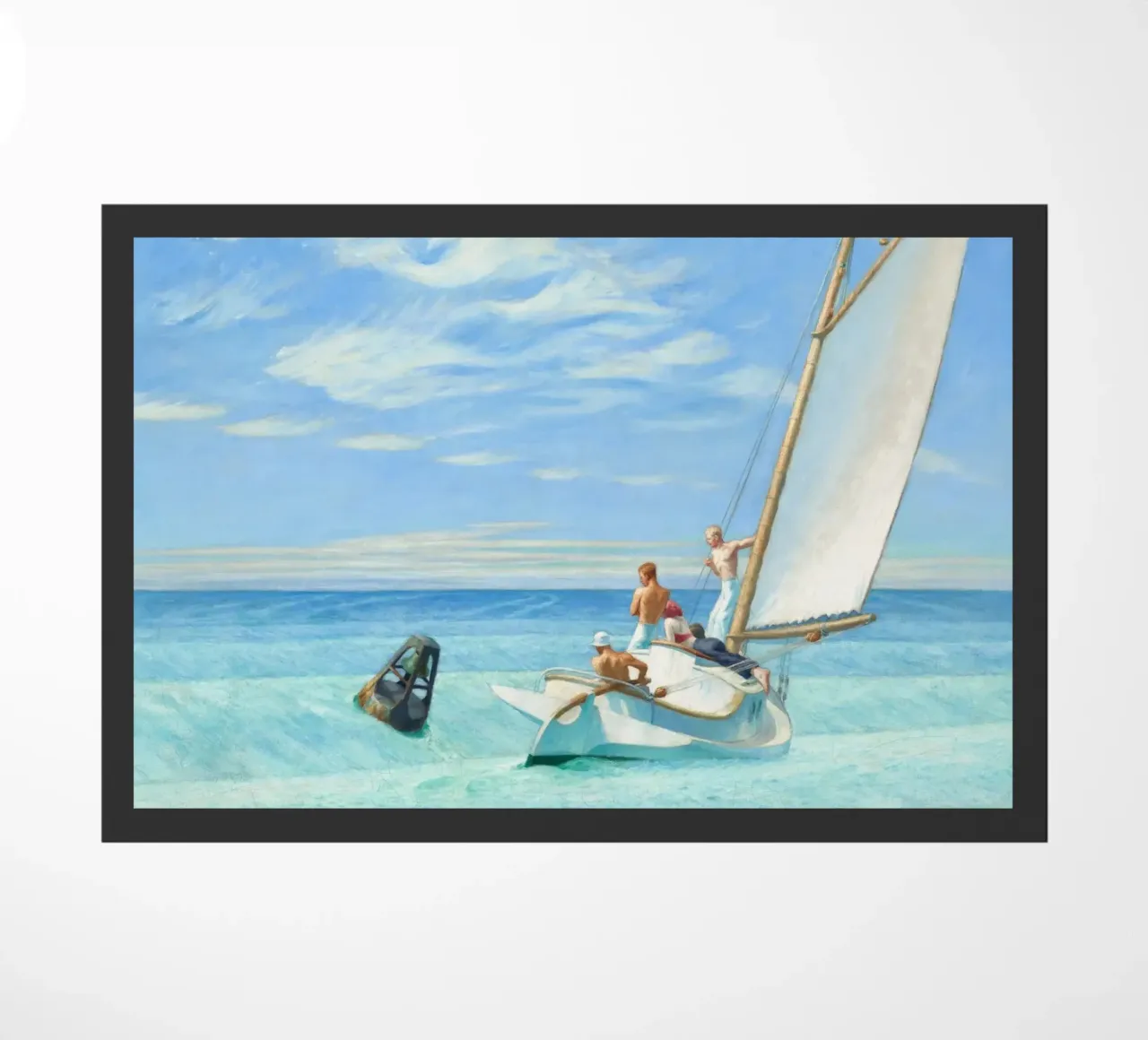 Edward Hopper - mareggiata a terra zerbino da Timeless Artworks