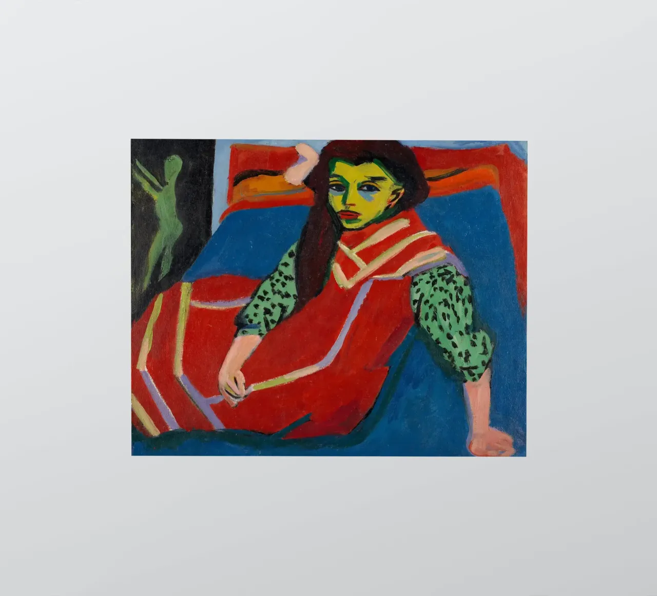Ernst Ludwig Kirchner - Ragazza seduta Franzi Fehrmann, 1920 adesivo da Timeless Artworks