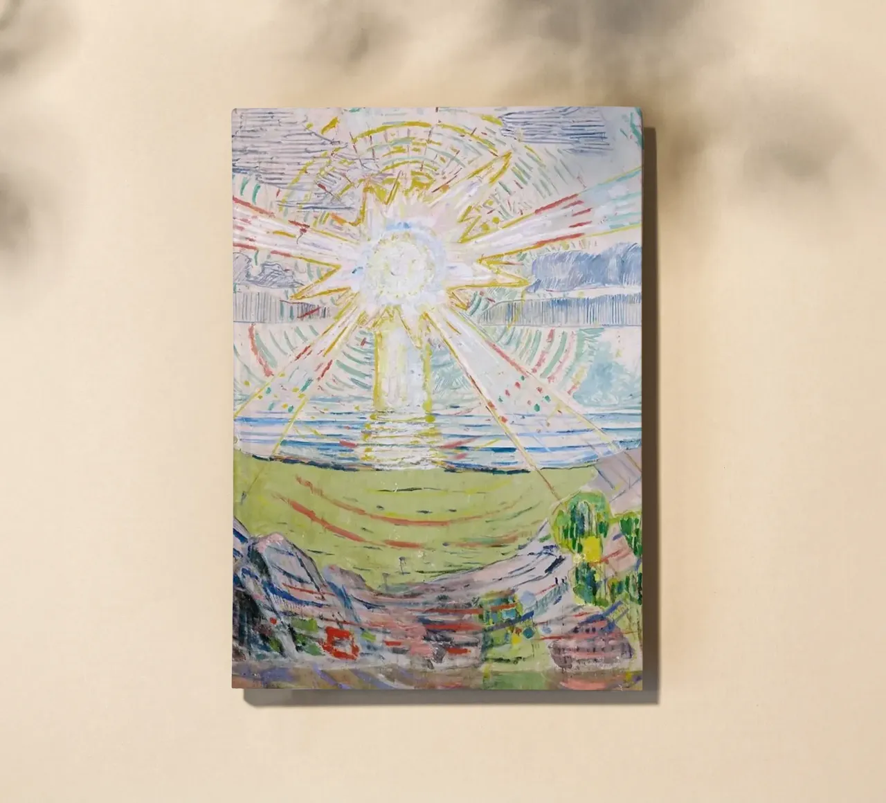 Edvard Munch - The Sun, 1911 notebook by Timeless Artworks
