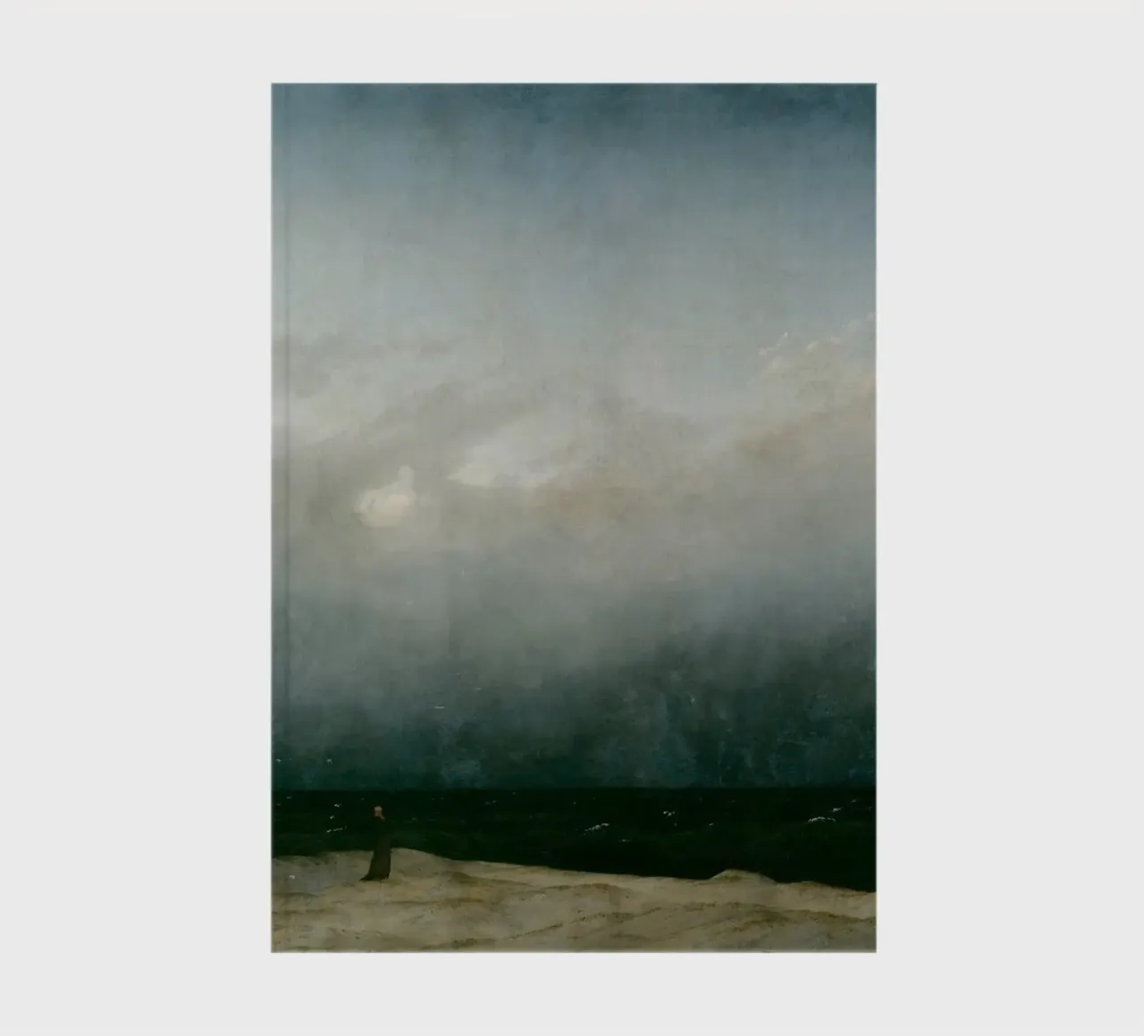 Caspar David Friedrich - The Monk by the Sea notebook by Timeless Artworks