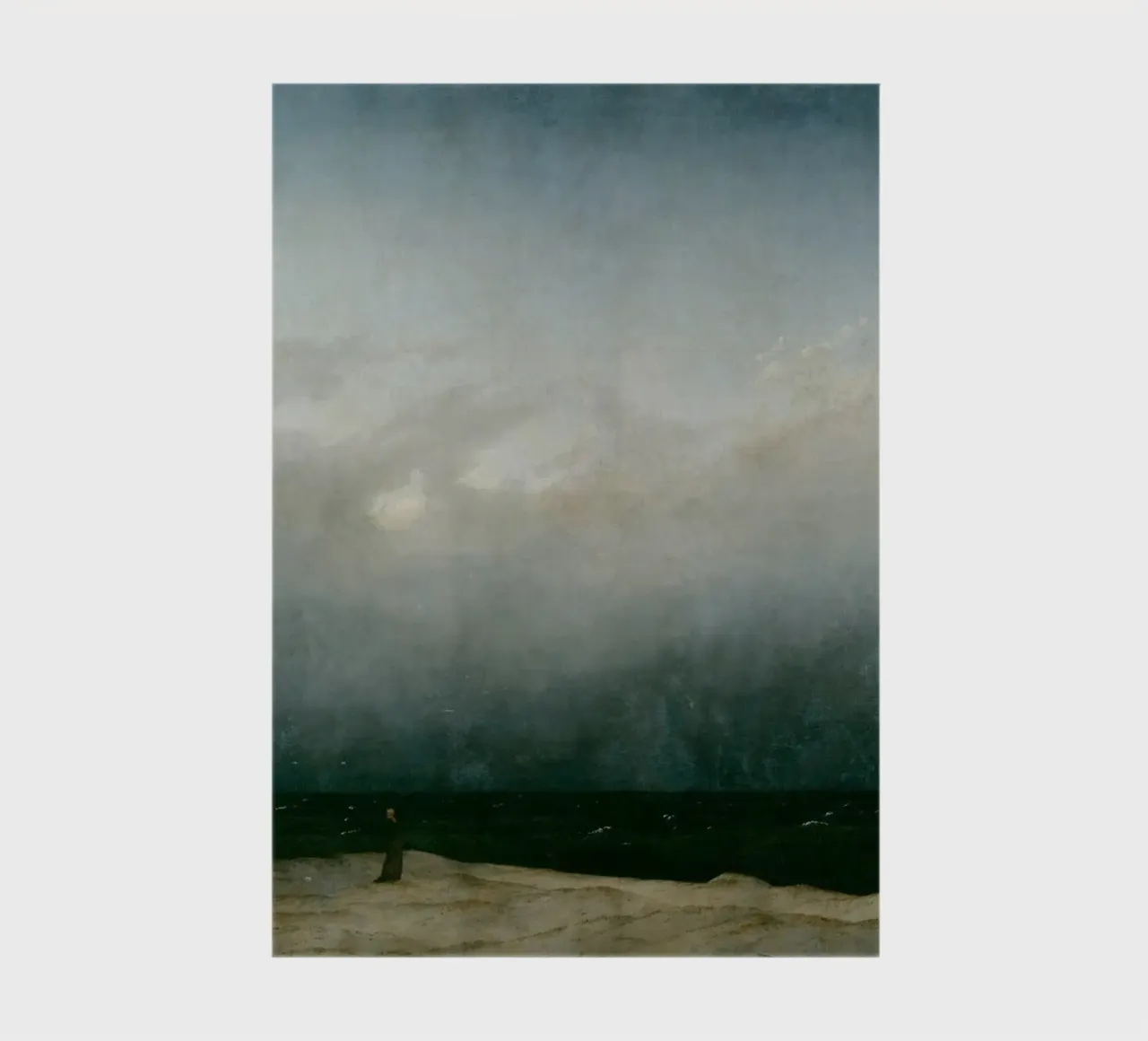 Caspar David Friedrich - The Monk by the Sea notebook by Timeless Artworks