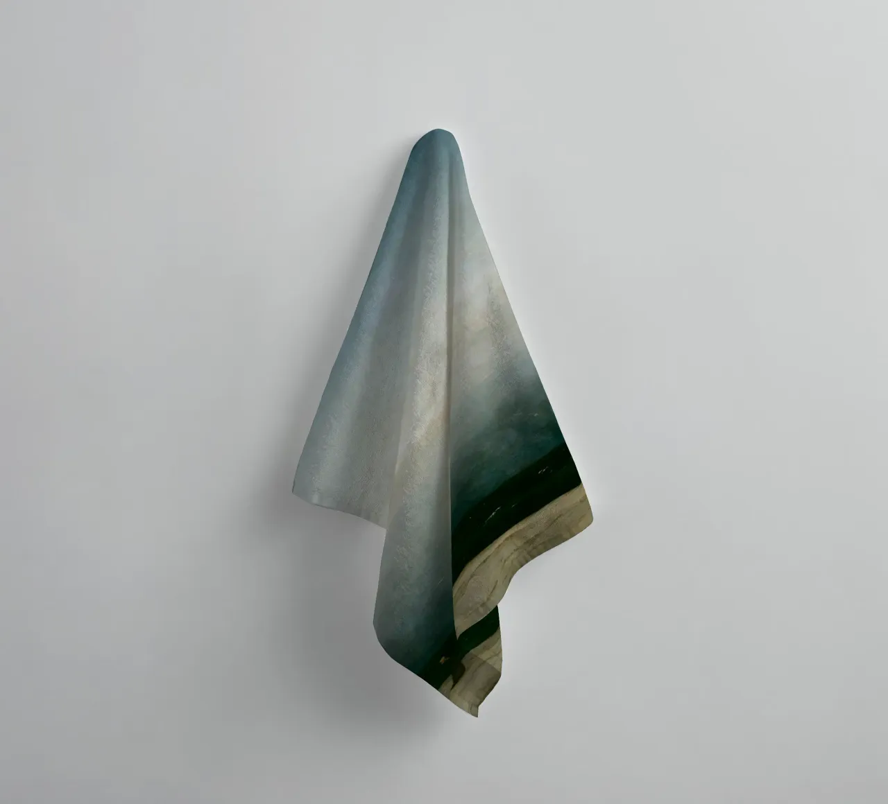 Caspar David Friedrich - The Monk by the Sea towel by Timeless Artworks