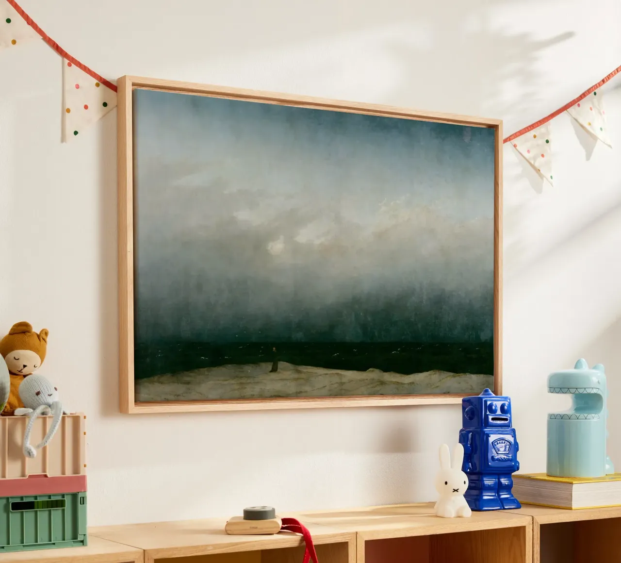 Caspar David Friedrich - Der Mönch am Meer Leinwand von Timeless Artworks