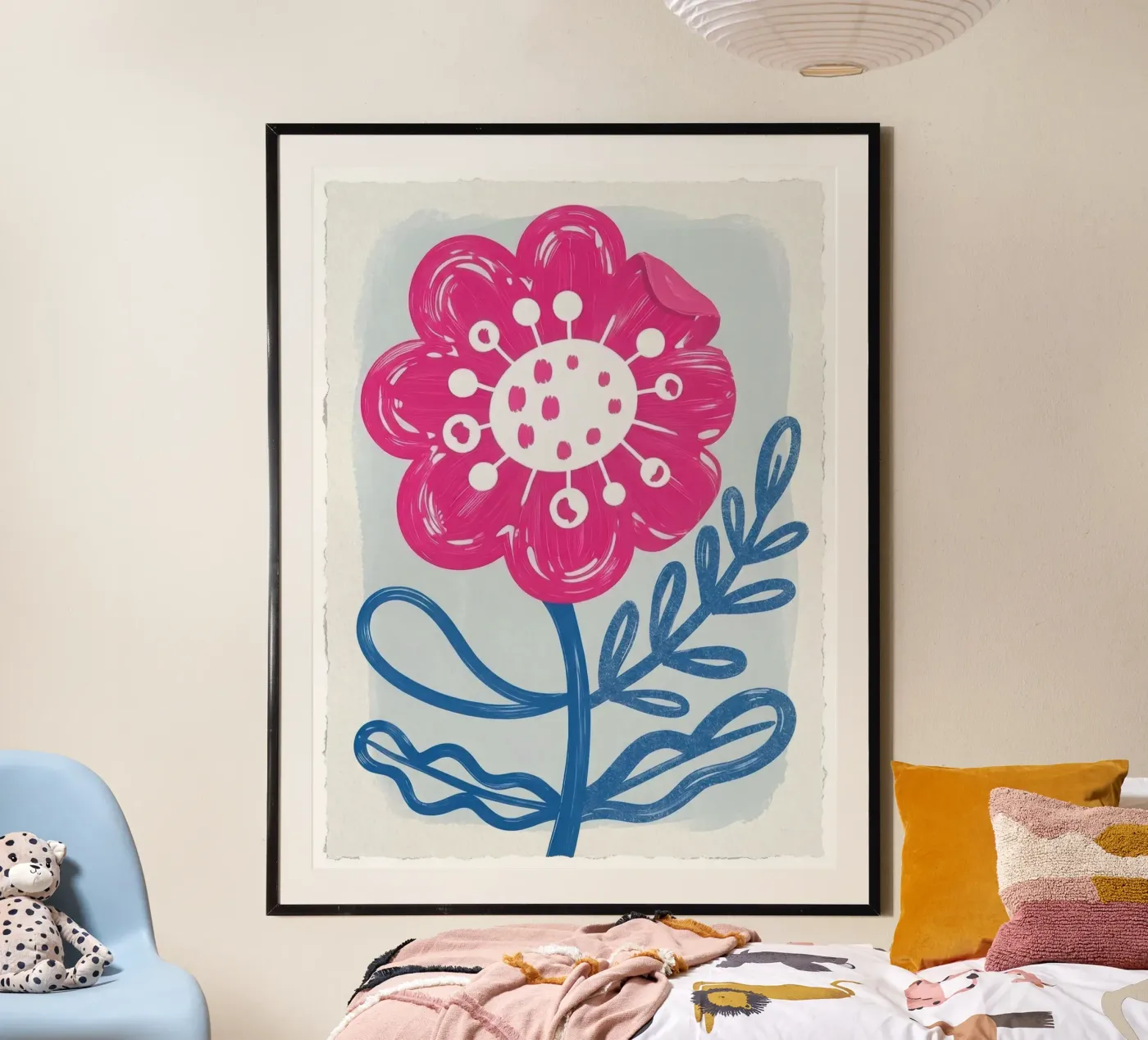 Fiore rosa poster da Ines Hofmann est