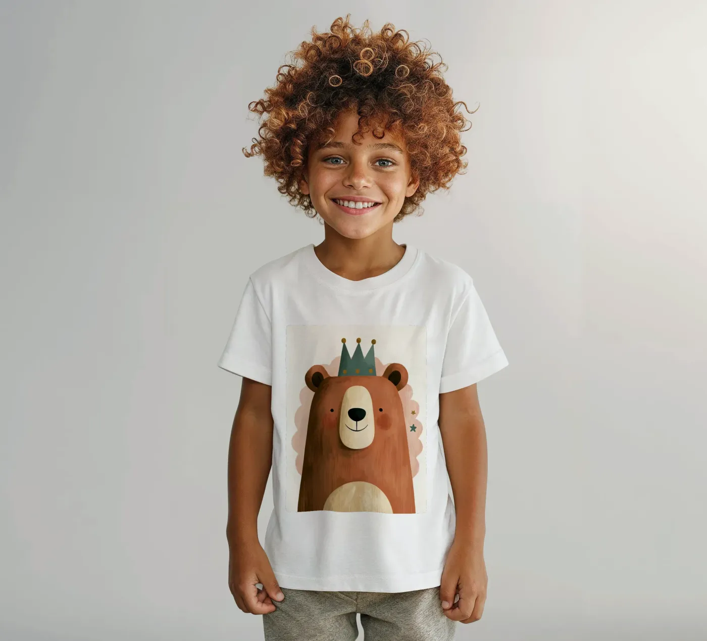 Bear King t-shirt bambini da Lilo