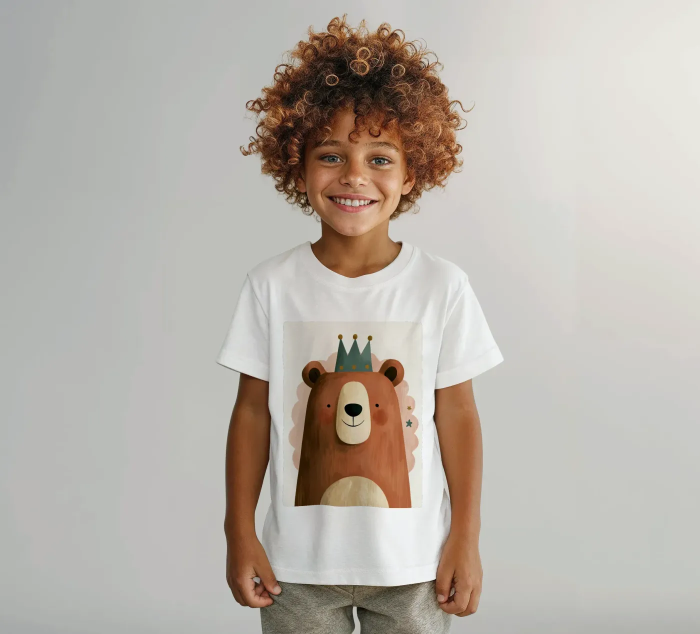 Bear King t-shirt bambini da Lilo