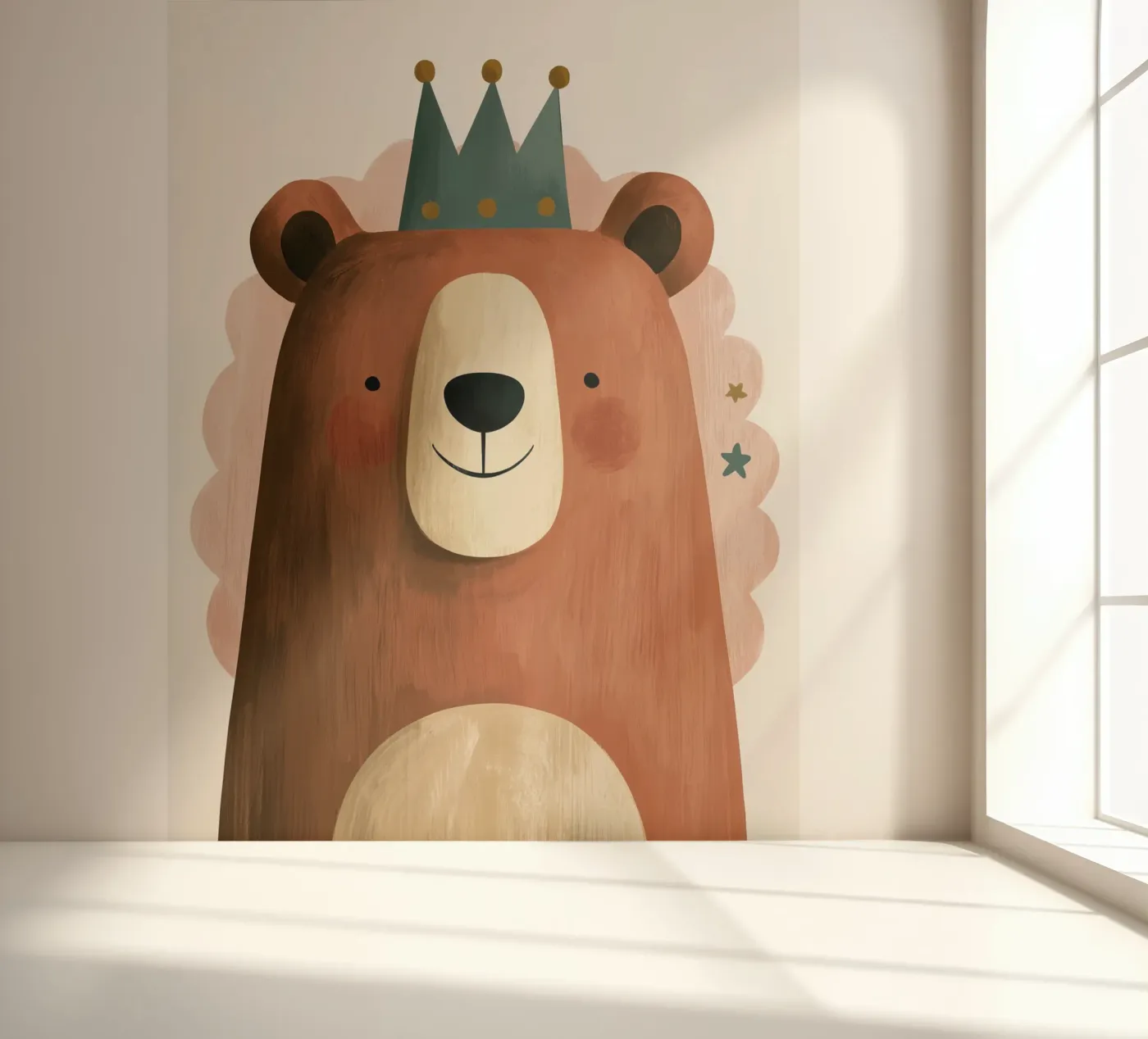 Bear King fotobehang van Lilo