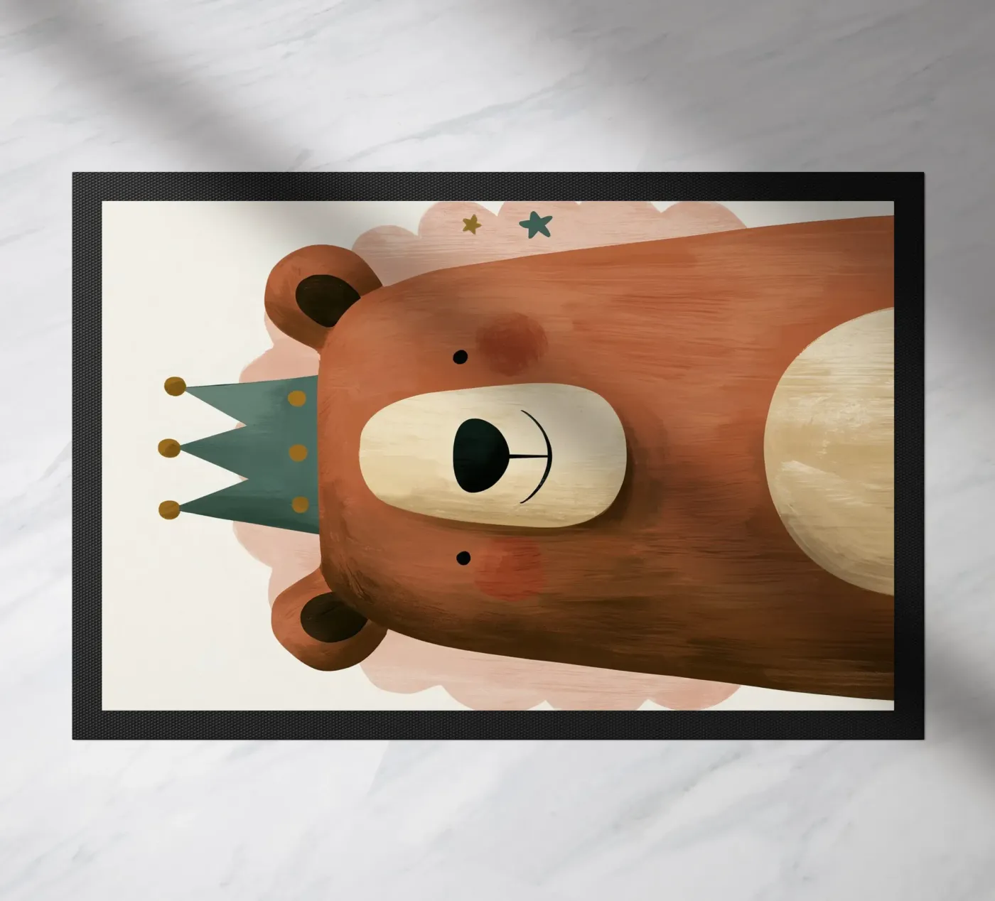 Bear King doormat by Lilo