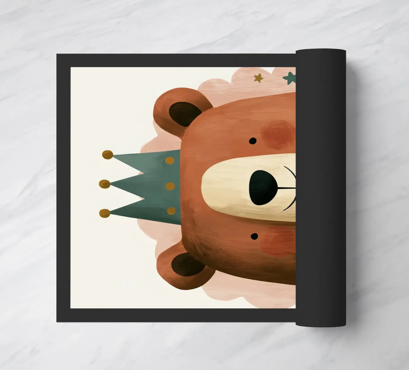 Bear King doormat by Lilo