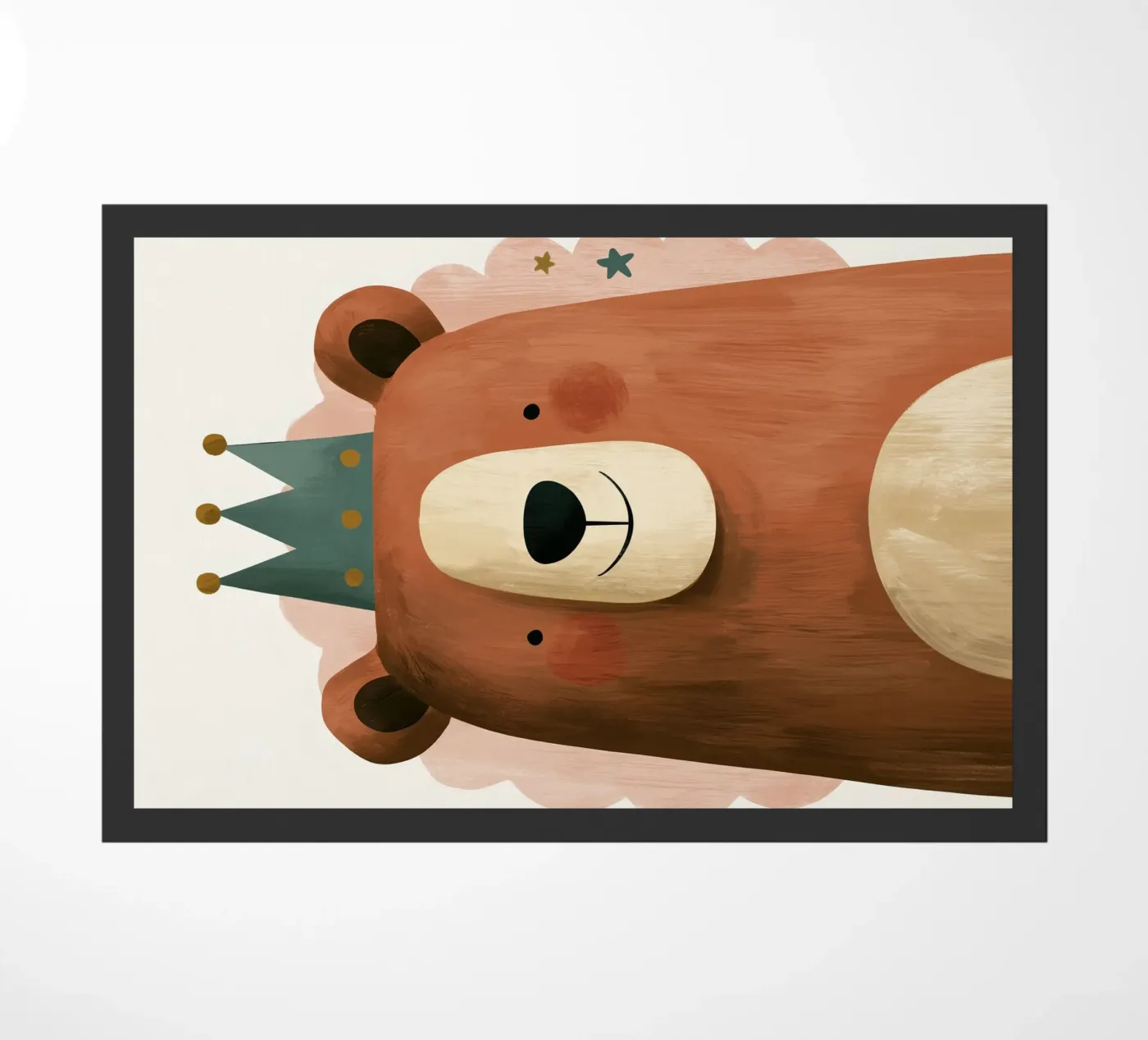 Bear King doormat by Lilo