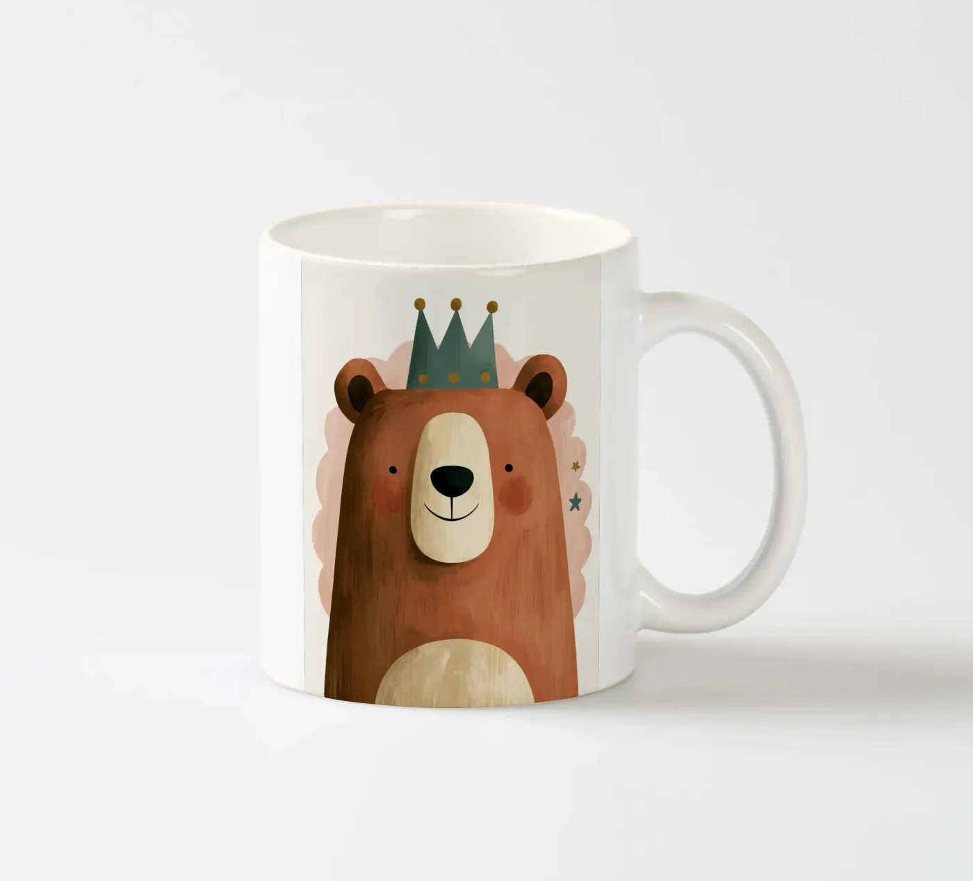 Bear King ceramic mug by Lilo