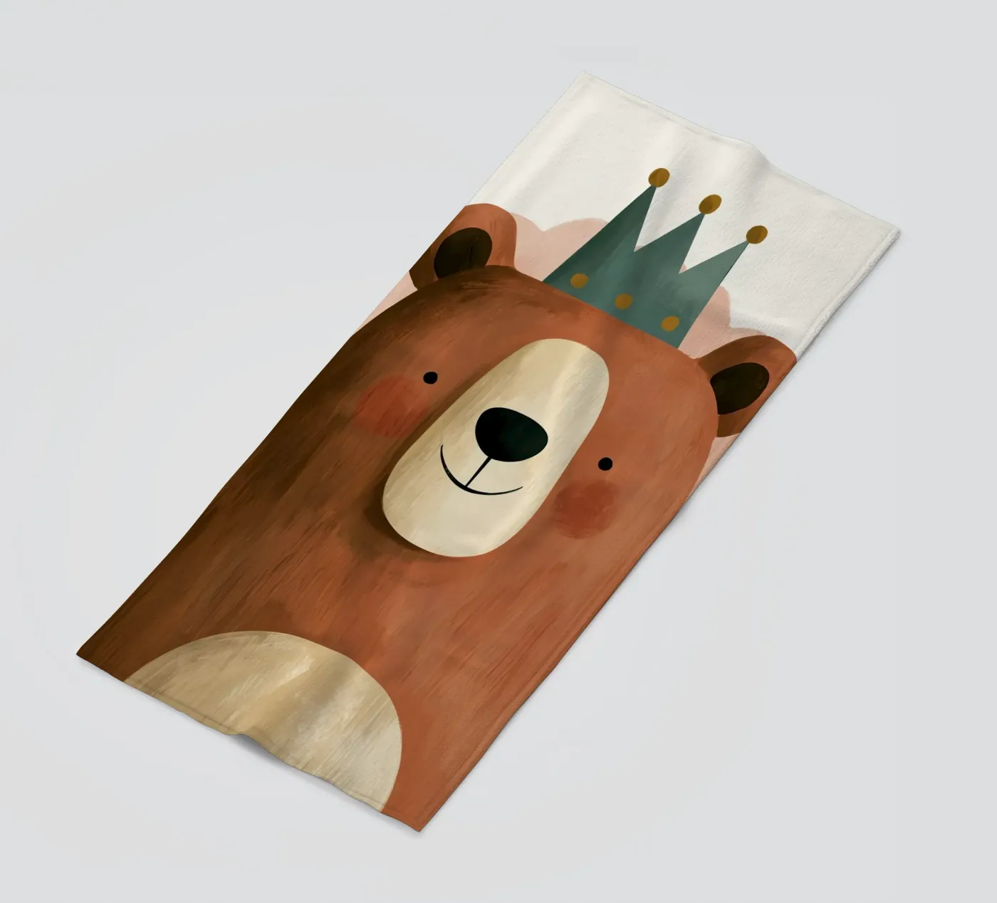 Bear King beach towel by Lilo