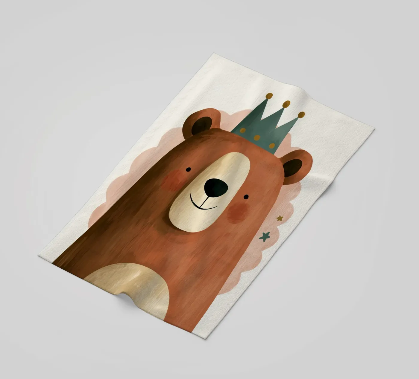 Bear King beach towel by Lilo