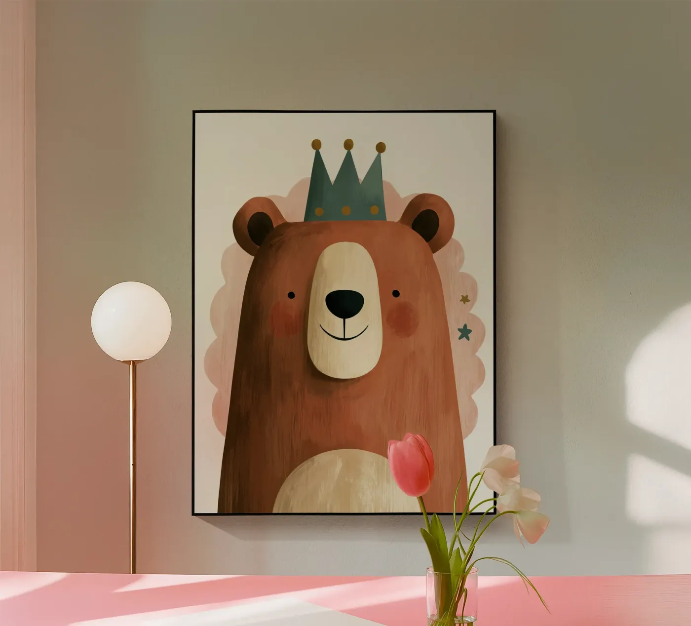 Bear King Acryl-Glas von Lilo