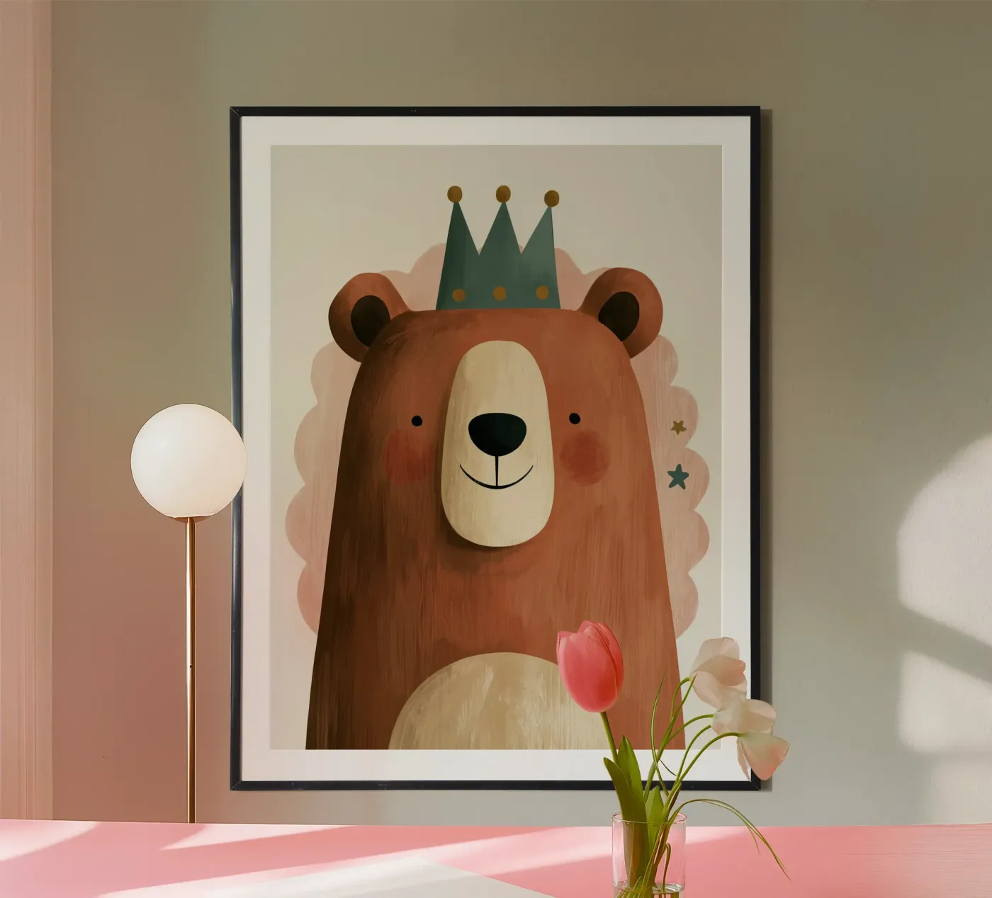 Bear King poster van Lilo