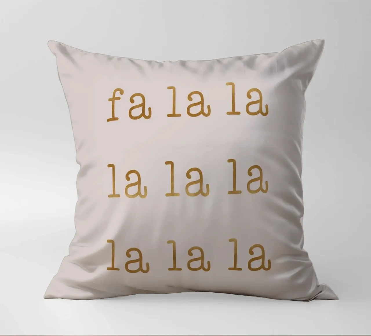 Xmas Fa La La decorative cushion by Orara Studio