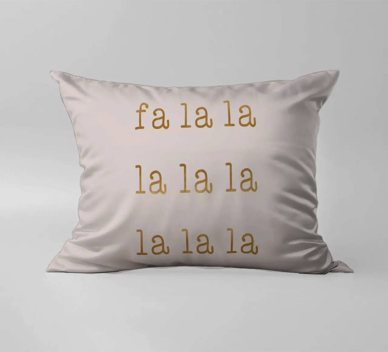 Xmas Fa La La decorative cushion by Orara Studio