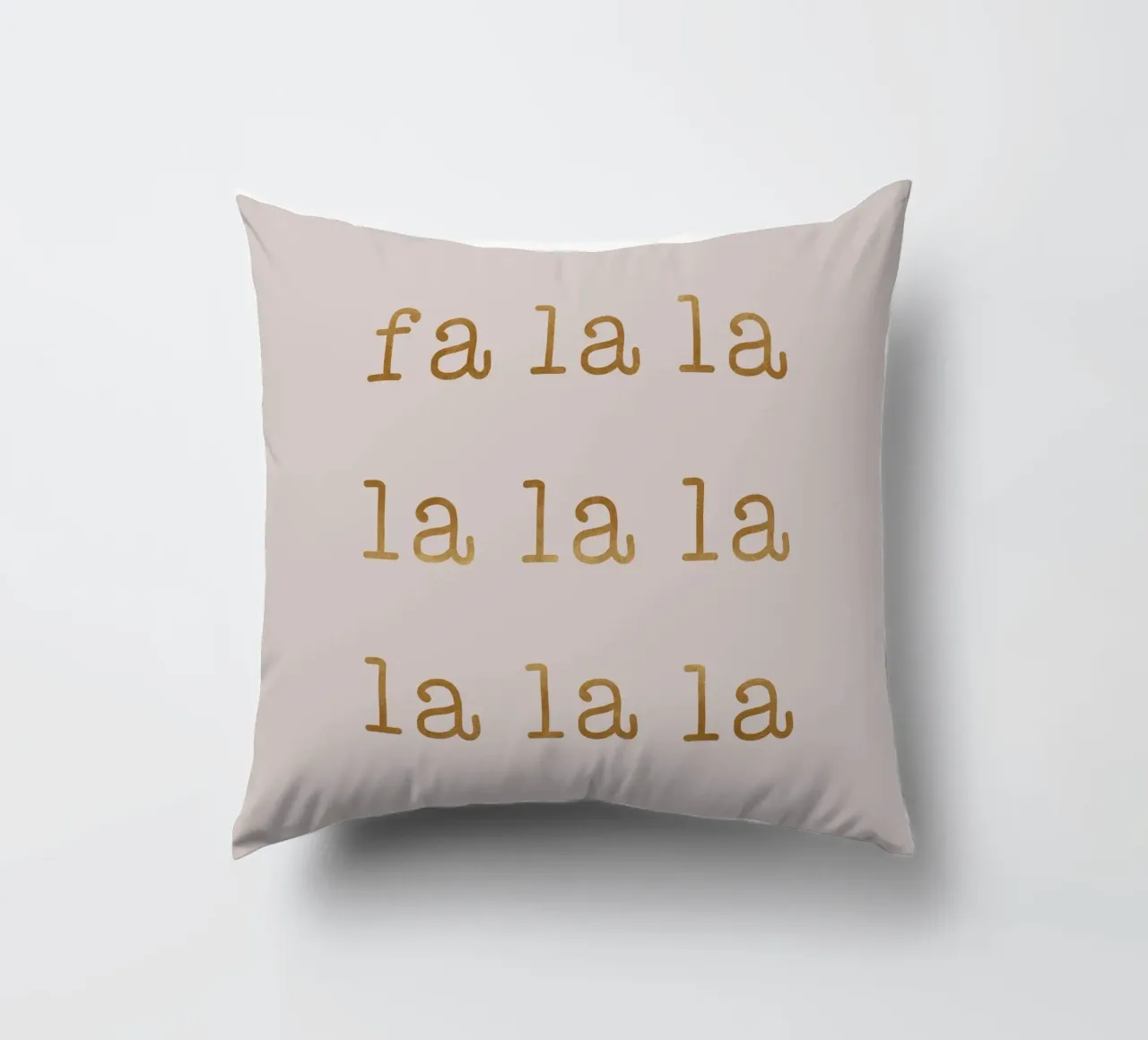 Xmas Fa La La decorative cushion by Orara Studio