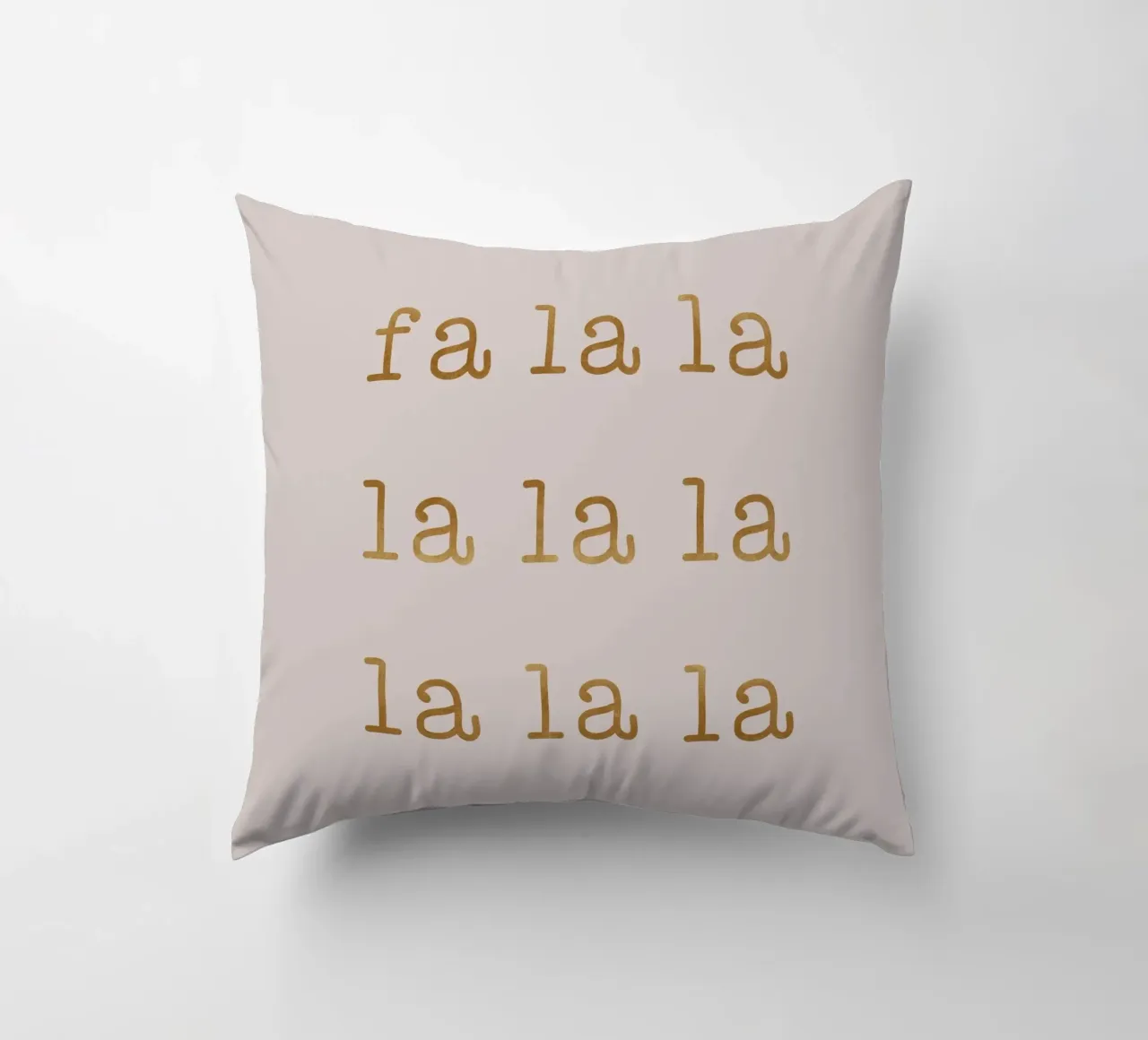 Xmas Fa La La decorative cushion by Orara Studio
