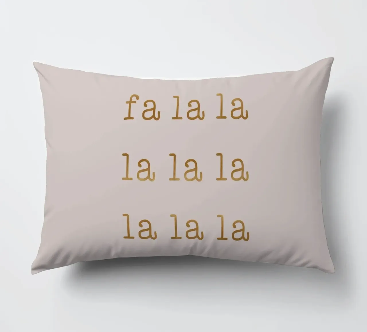 Xmas Fa La La decorative cushion by Orara Studio
