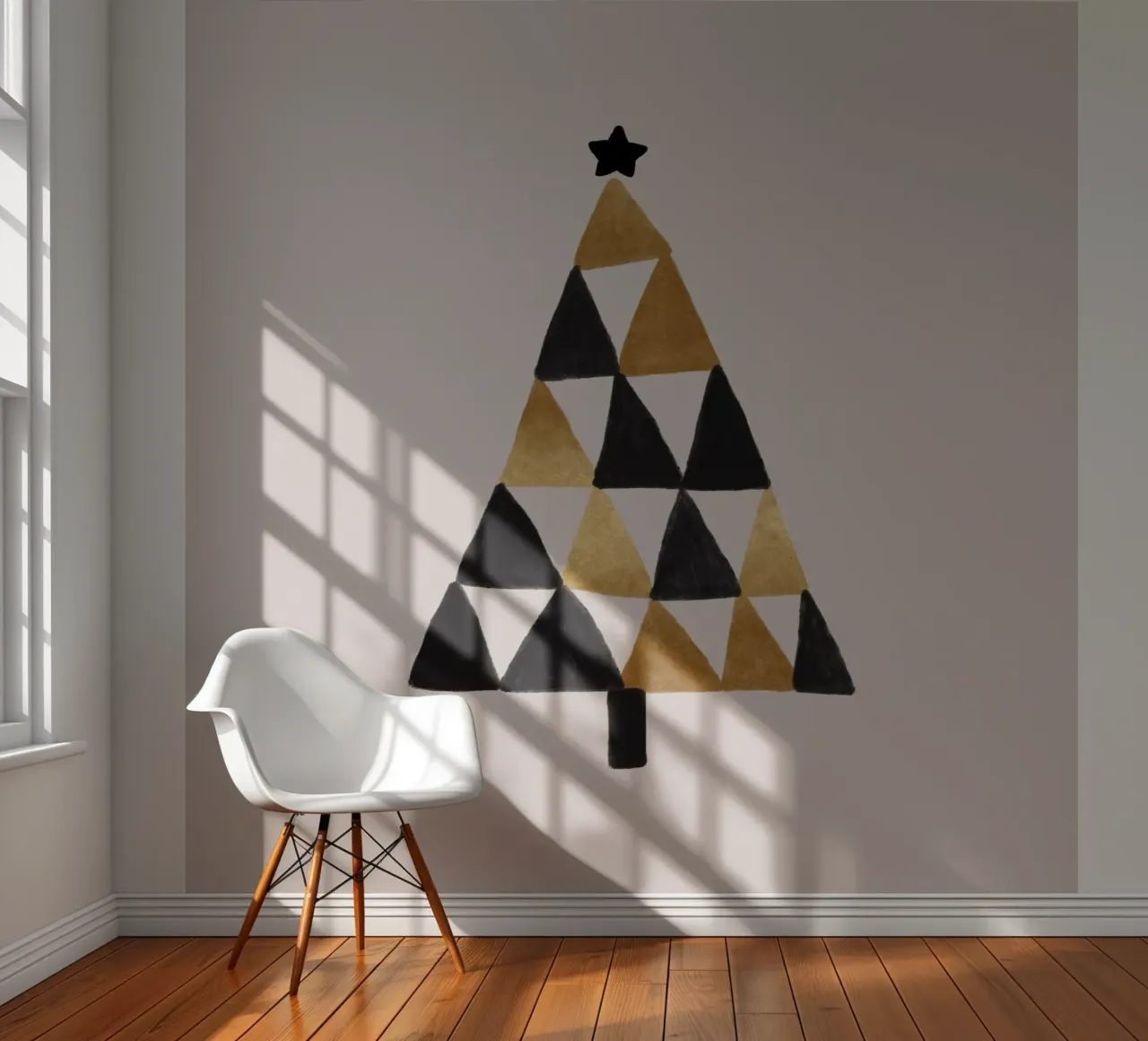 Xmas Geometric photo wallpaper by Orara Studio