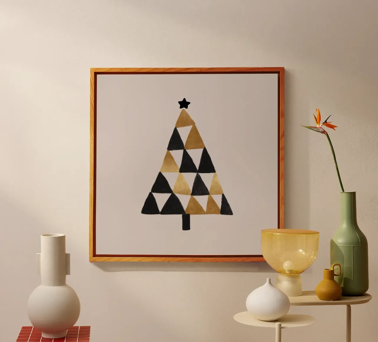 Natale geometrico plexiglass da Orara Studio