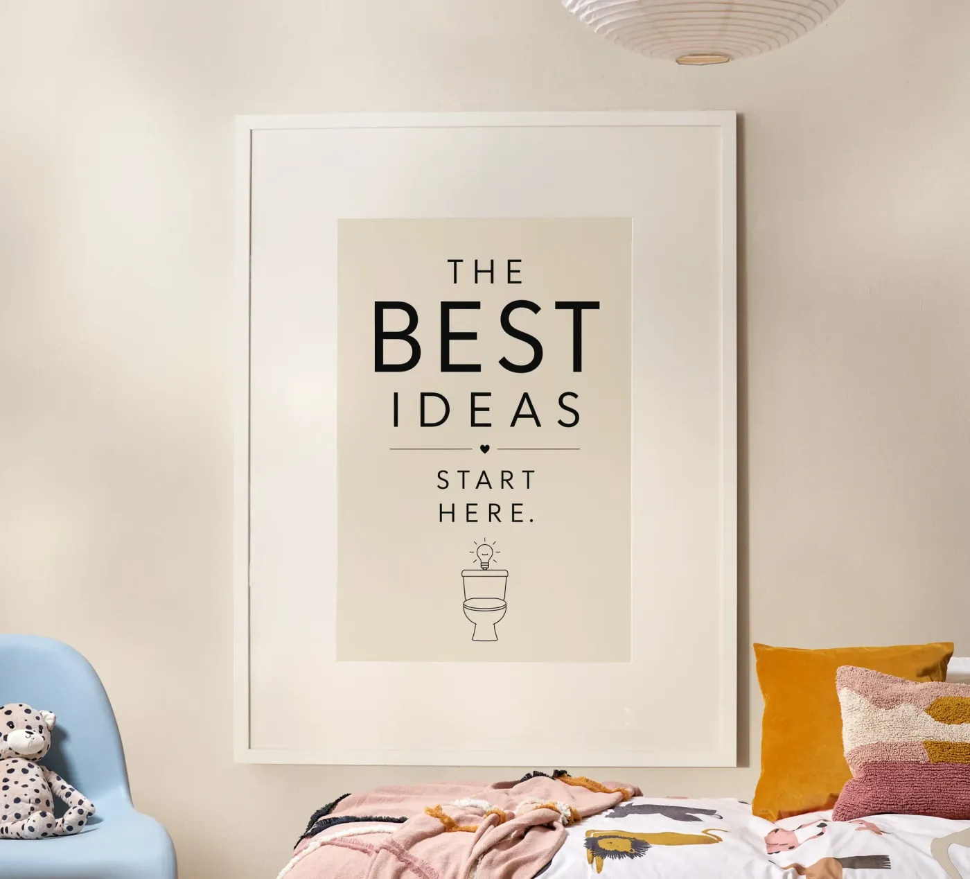 Best Ideas Start Here poster da treechild