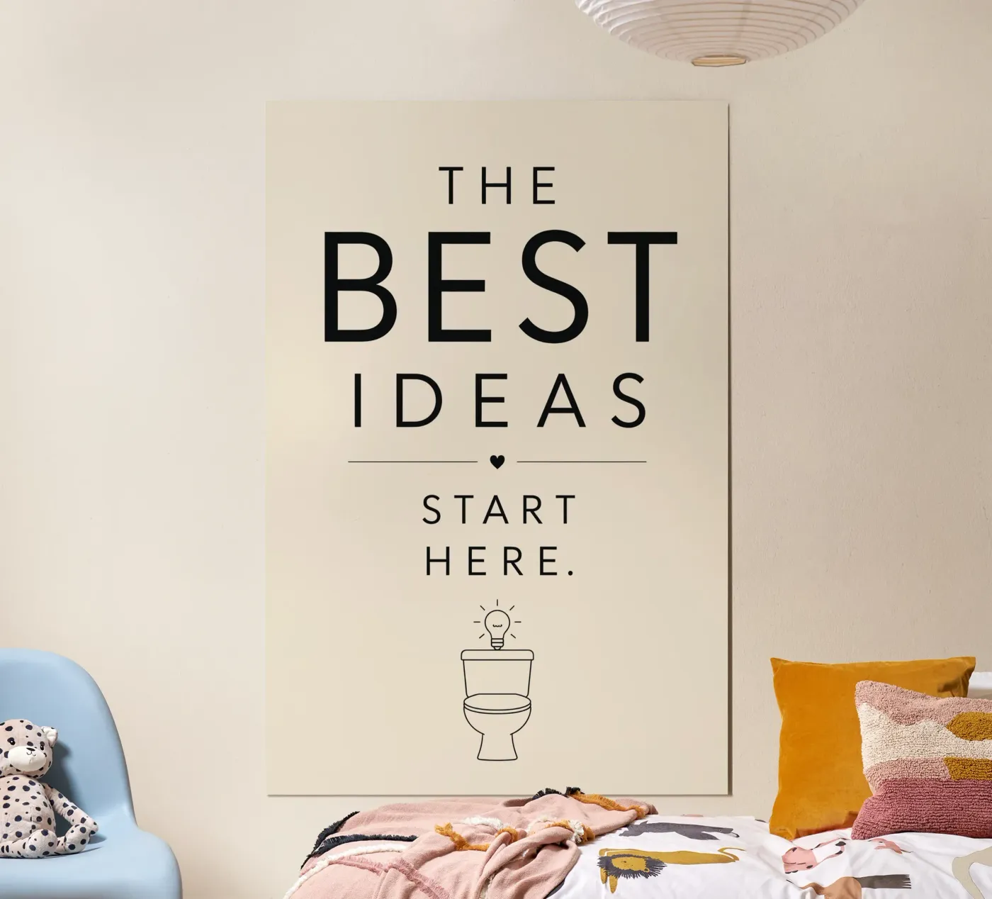 Best Ideas Start Here poster da treechild