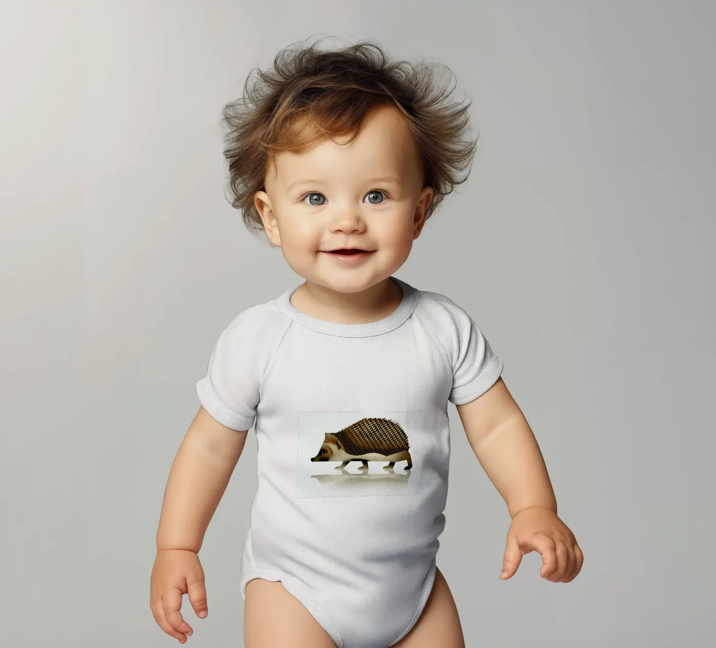 Igel Kurzarm Babybody von Dieter Braun