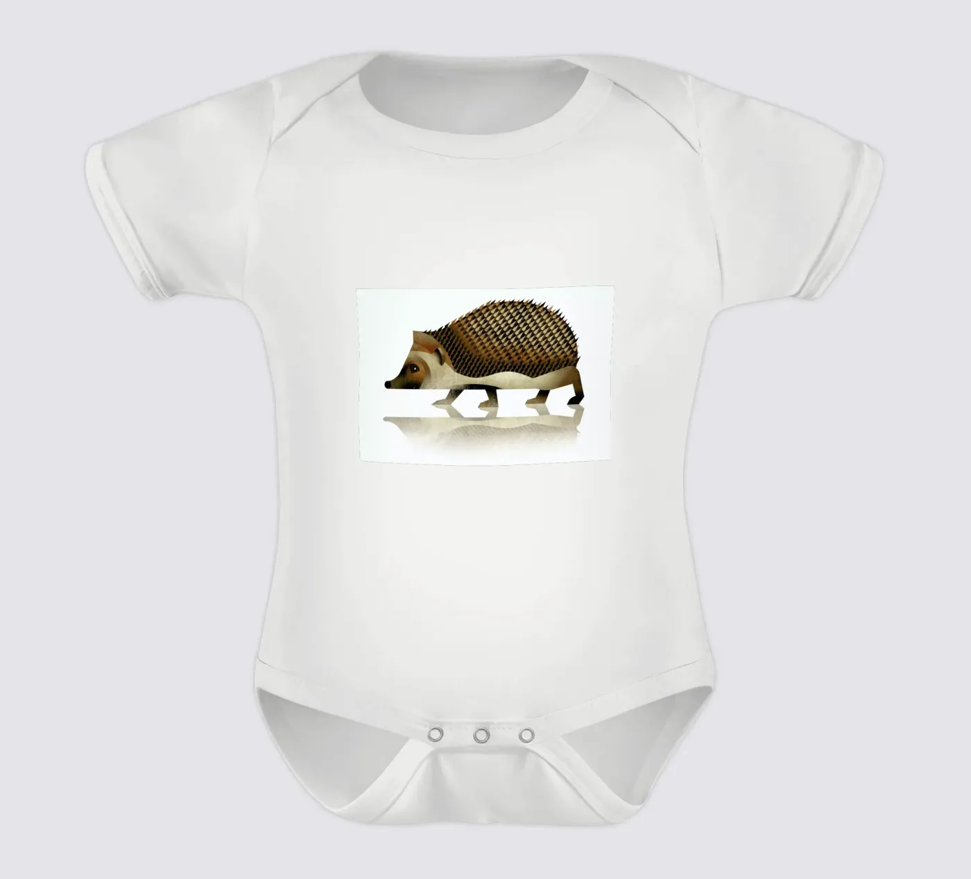 Igel Kurzarm Babybody von Dieter Braun